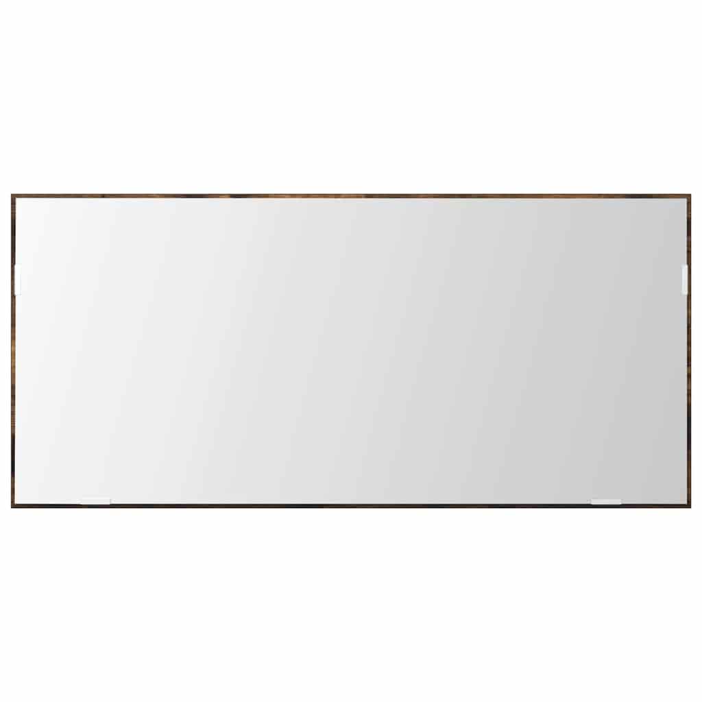 Specchio Marrone 80 x 37 cm Vetro e Legno Ingegnerizzato | homemem39