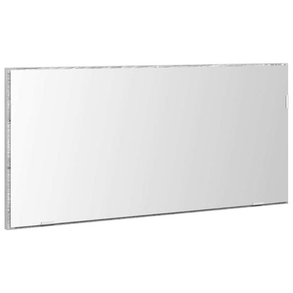 Specchio con luci a strisce a LED Grigio sonoma alto 80 x 37 cm | homemem39