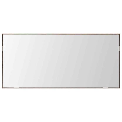 Specchio Rovere marrone 80 x 37 cm Vetro e Legno Ingegnerizzato | homemem39