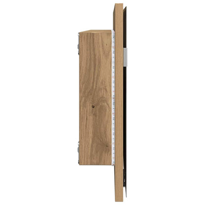 Specchio rovere artigianale 80 x 37 cm | homemem39