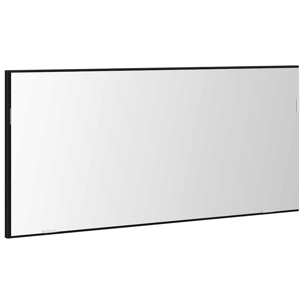 Specchio Rovere nero 80 x 37 cm Vetro e Legno Ingegnerizzato | homemem39