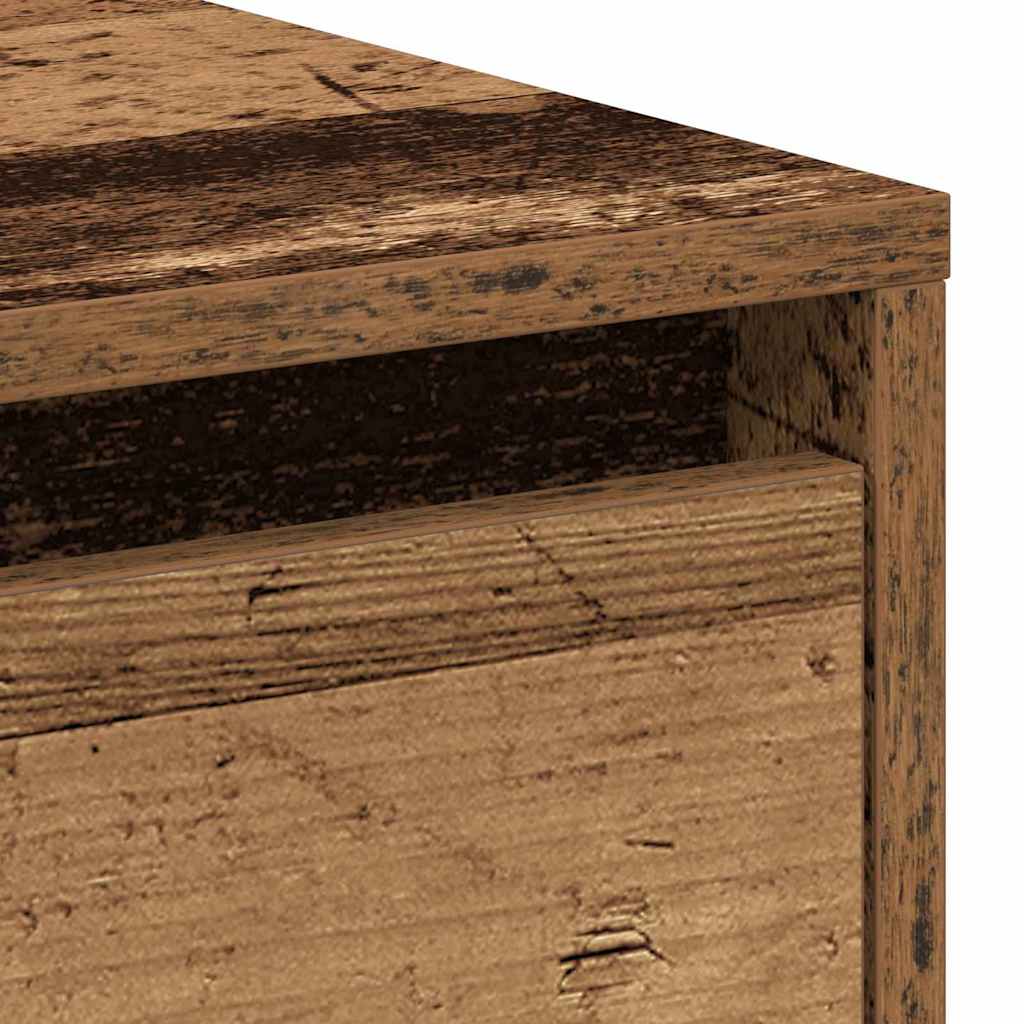 Comodino 2 pcs Legno vecchio 45 x 34 x 44 cm Legno multistrato | homemem39