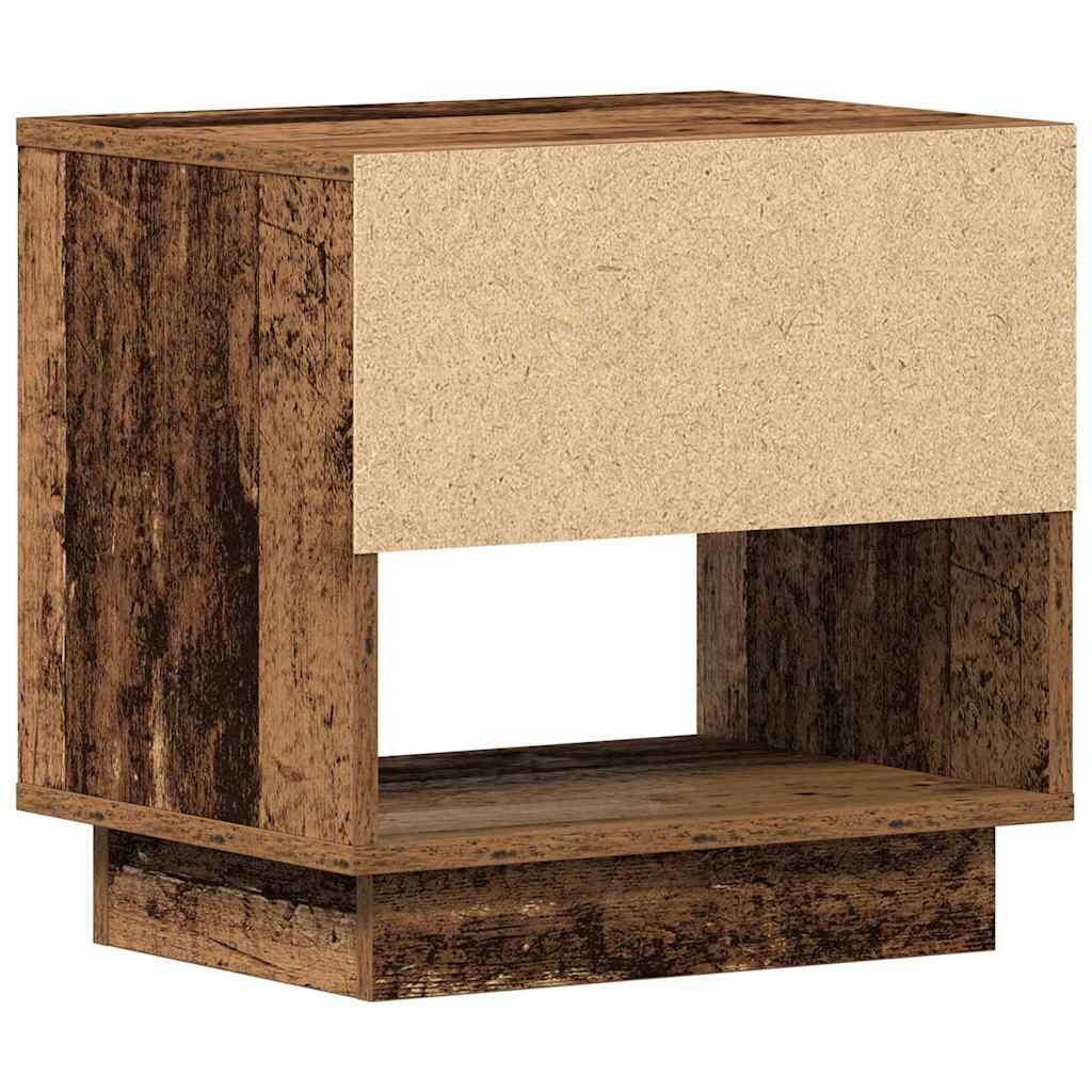 Comodino 2 pcs Legno vecchio 45 x 34 x 44 cm Legno multistrato | homemem39