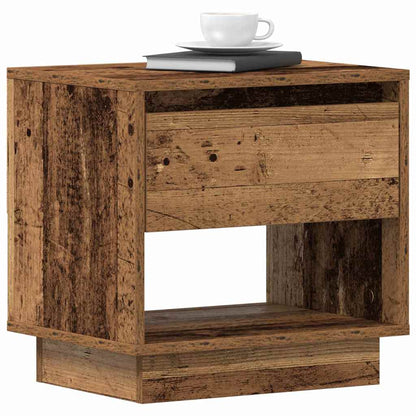 Comodino 2 pcs Legno vecchio 45 x 34 x 44 cm Legno multistrato | homemem39