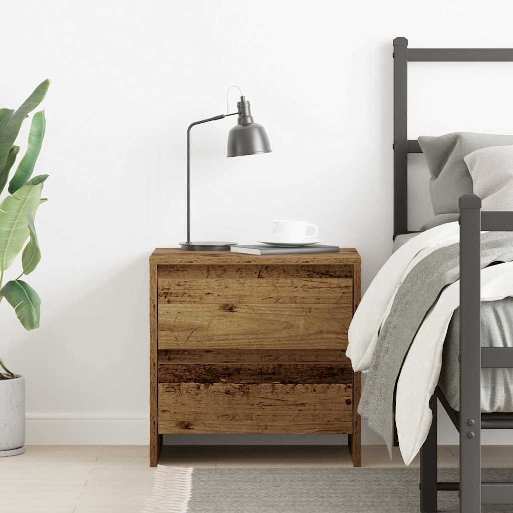 Armadio da Notte con cassetto Legno vecchio 45 x 34 x 44,5 cm | homemem39