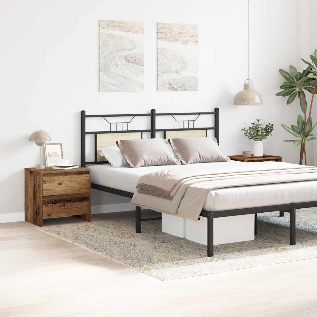Armadio da Notte 2 pcs Legno vecchio 45 x 34 x 44,5 cm | homemem39