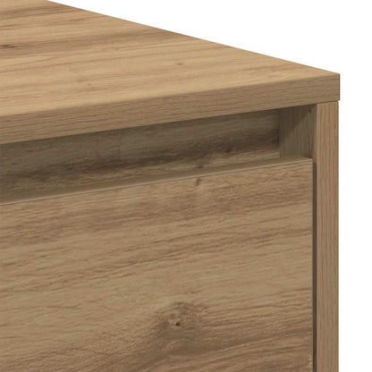 Armadio da Notte 2 pcs Rovere artigianale 45 x 34 x 44,5 cm | homemem39