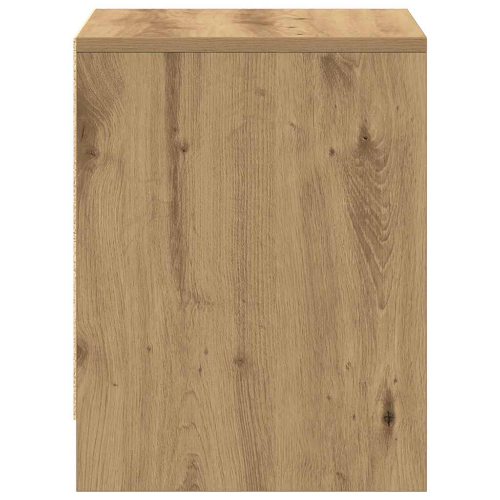 Armadio da Notte 2 pcs Rovere artigianale 45 x 34 x 44,5 cm | homemem39
