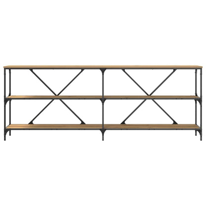 Tavolo consolle Marrone 200 x 30 x 75 cm Legno multistrato