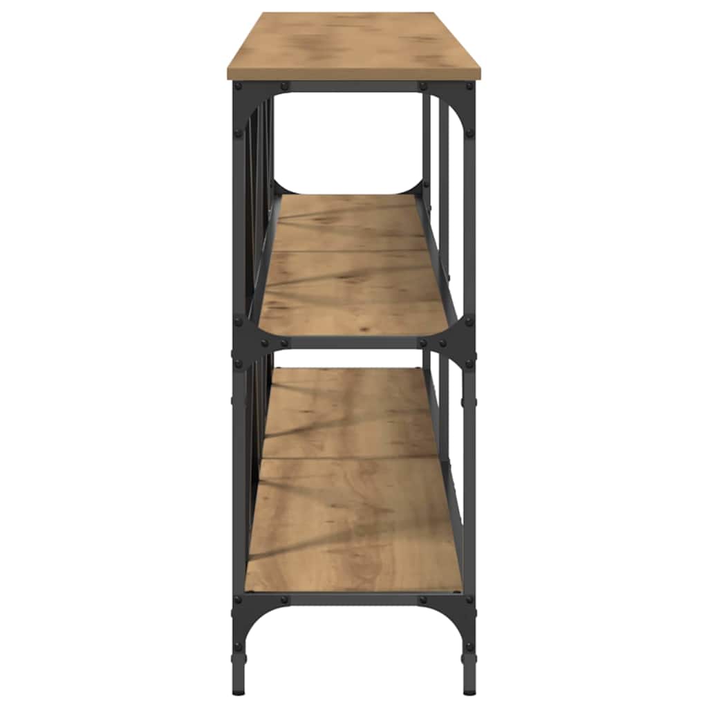 Tavolo consolle Marrone 200 x 30 x 75 cm Legno multistrato