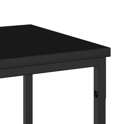 Tavolo consolle Nero 200 x 30 x 75 cm Legno multistrato