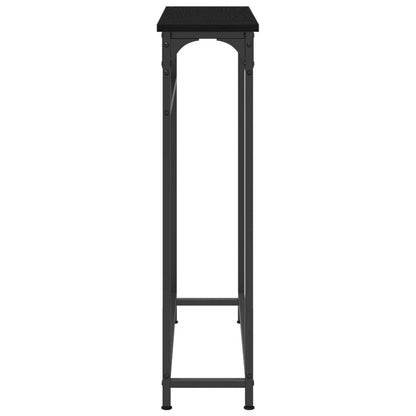 Tavolo consolle Rovere Nero 75 x 19,5 x 75 cm Legno multistrato | homemem39