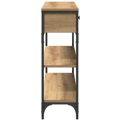 Tavolo Consolle rovere artigianale 100 x 25 x 75 cm