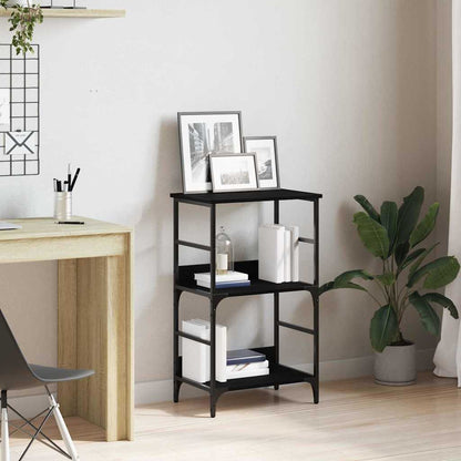 Libreria Rovere Nero 50 x 33 x 82 cm Legno multistrato | homemem39