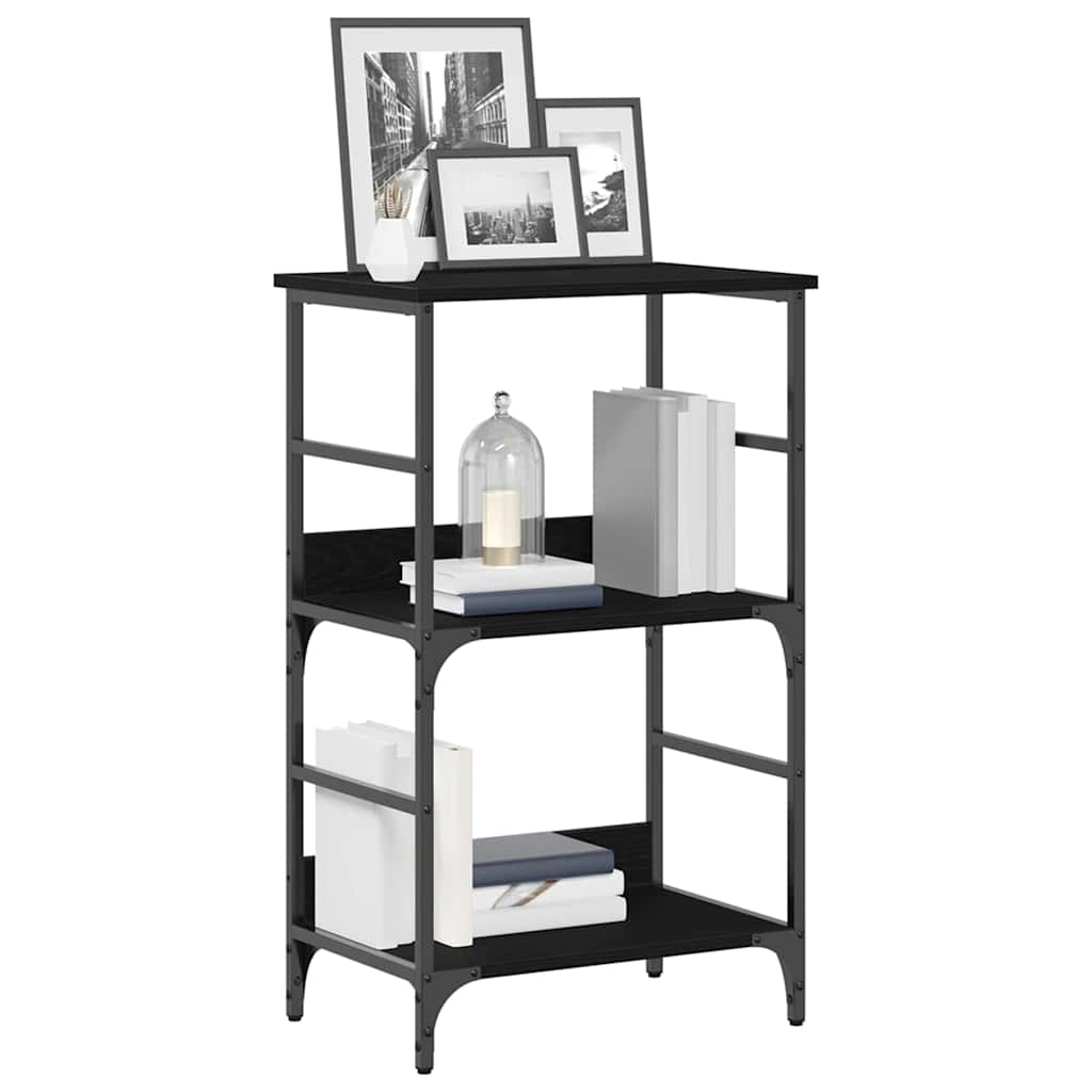 Libreria Rovere Nero 50 x 33 x 82 cm Legno multistrato | homemem39
