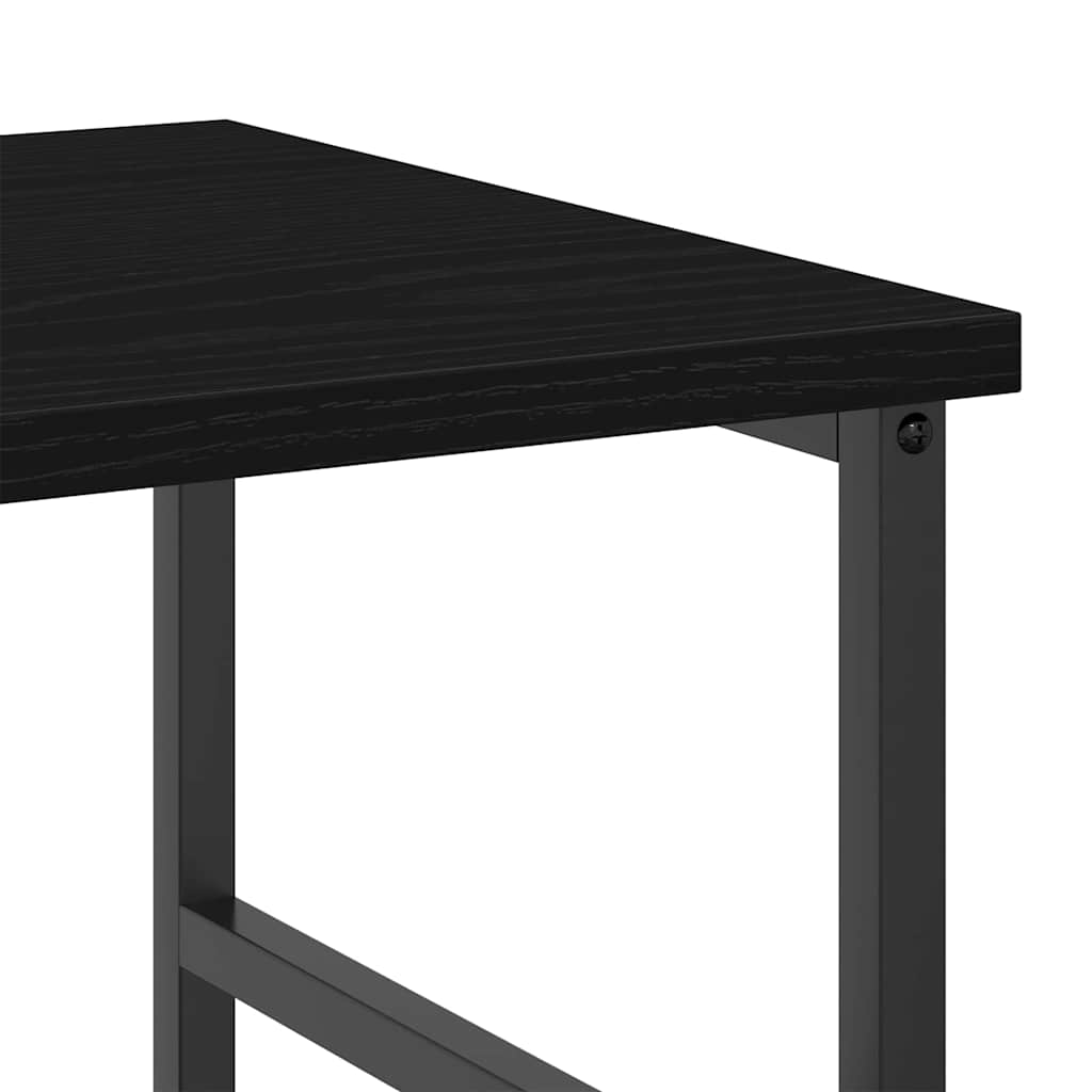 Libreria Rovere nero 50x33x117,5cm Legno multistrato