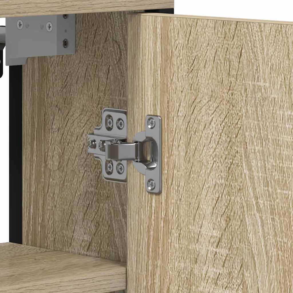 Specchio da bagno con lo scaffale Beige 60 x 16 x 60 cm | homemem39