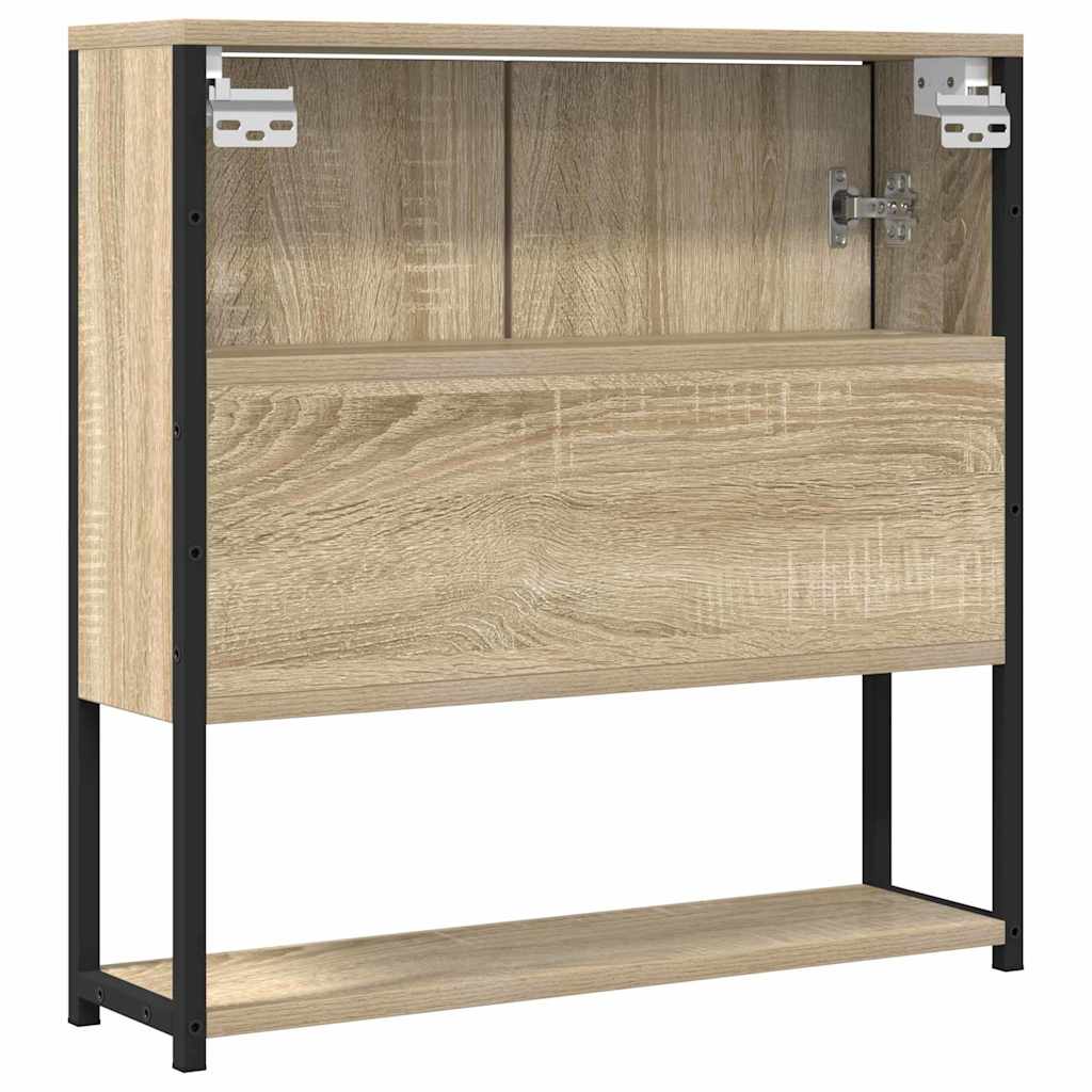 Specchio da bagno con lo scaffale Beige 60 x 16 x 60 cm | homemem39