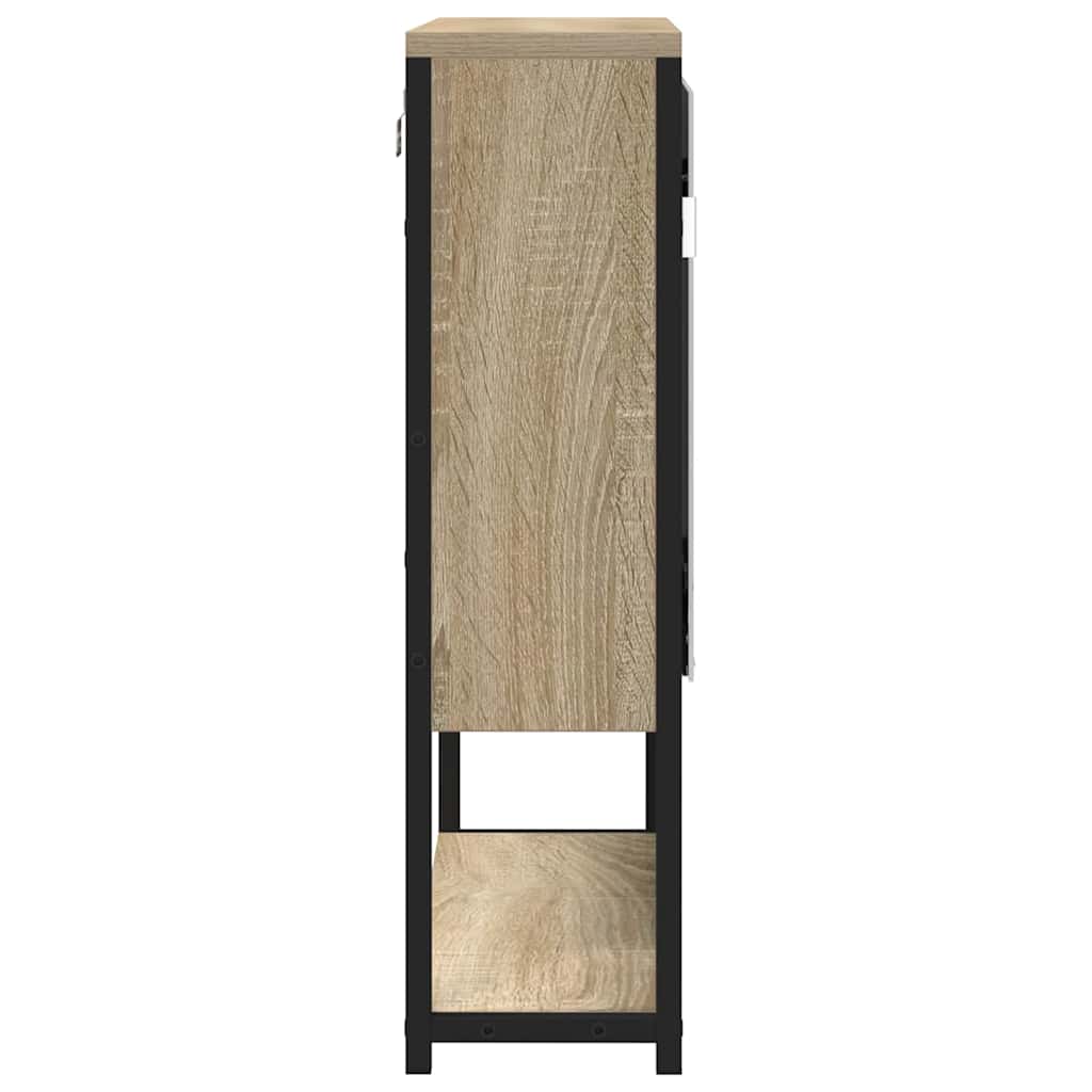 Specchio da bagno con lo scaffale Beige 60 x 16 x 60 cm | homemem39