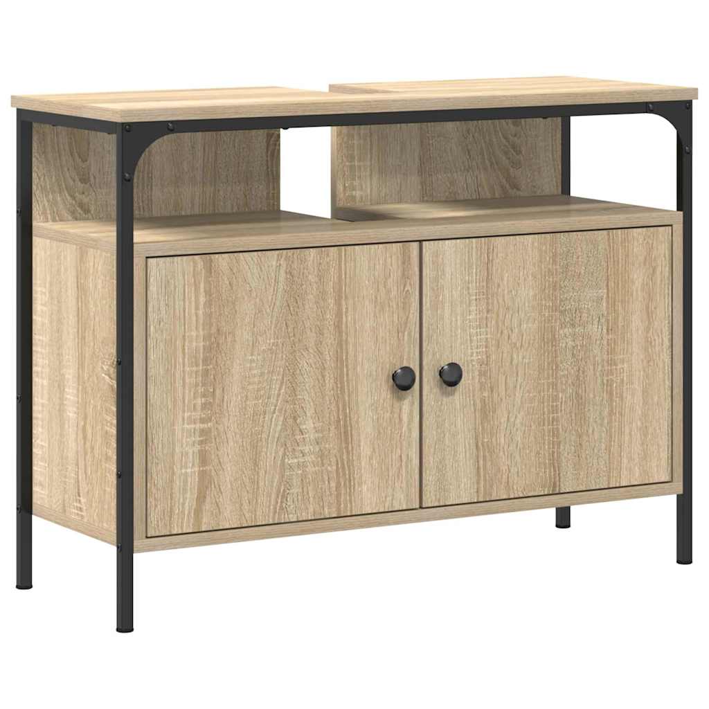 Armadio per Lavabo da Bagno Marrone 80 x 30 x 60 cm | homemem39