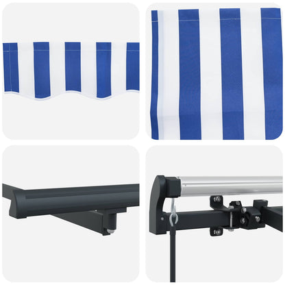 Tenda Retrattile Blu 250 x 200 cm Tessuto | homemem39