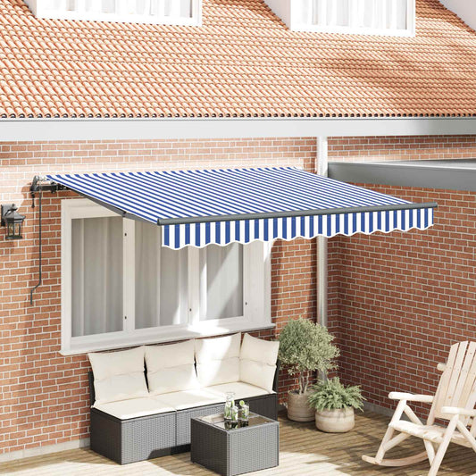 Tenda Retrattile Blu 250 x 200 cm Tessuto