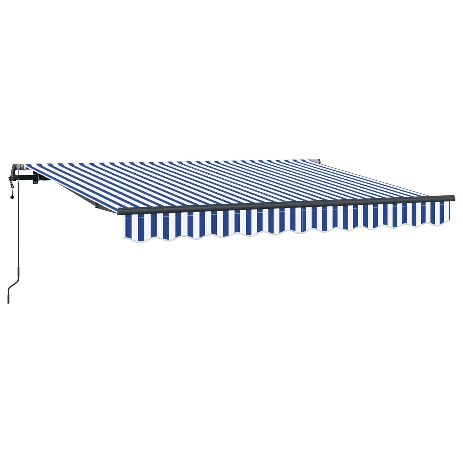 Tenda Retrattile Blu 250 x 200 cm Tessuto | homemem39