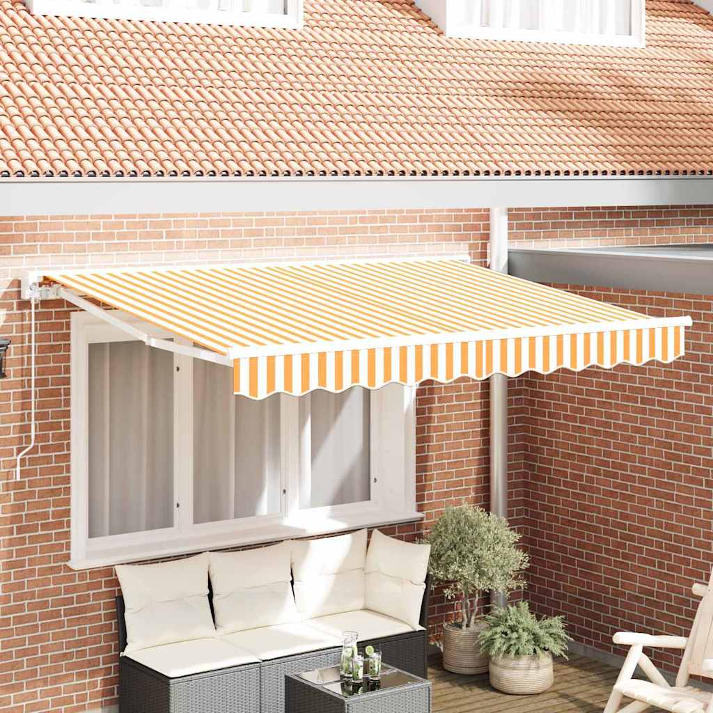 Struttura della tenda Giallo e Bianco 250 x 200 cm | homemem39