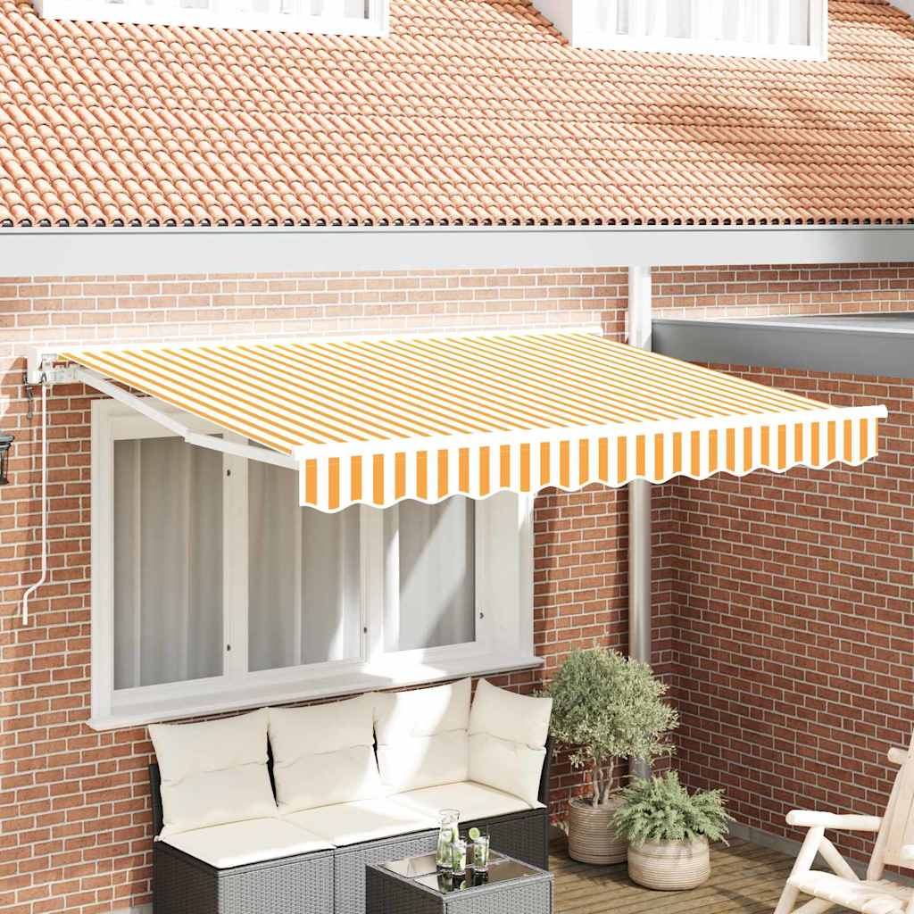 Struttura della tenda Giallo e Bianco 250 x 200 cm | homemem39