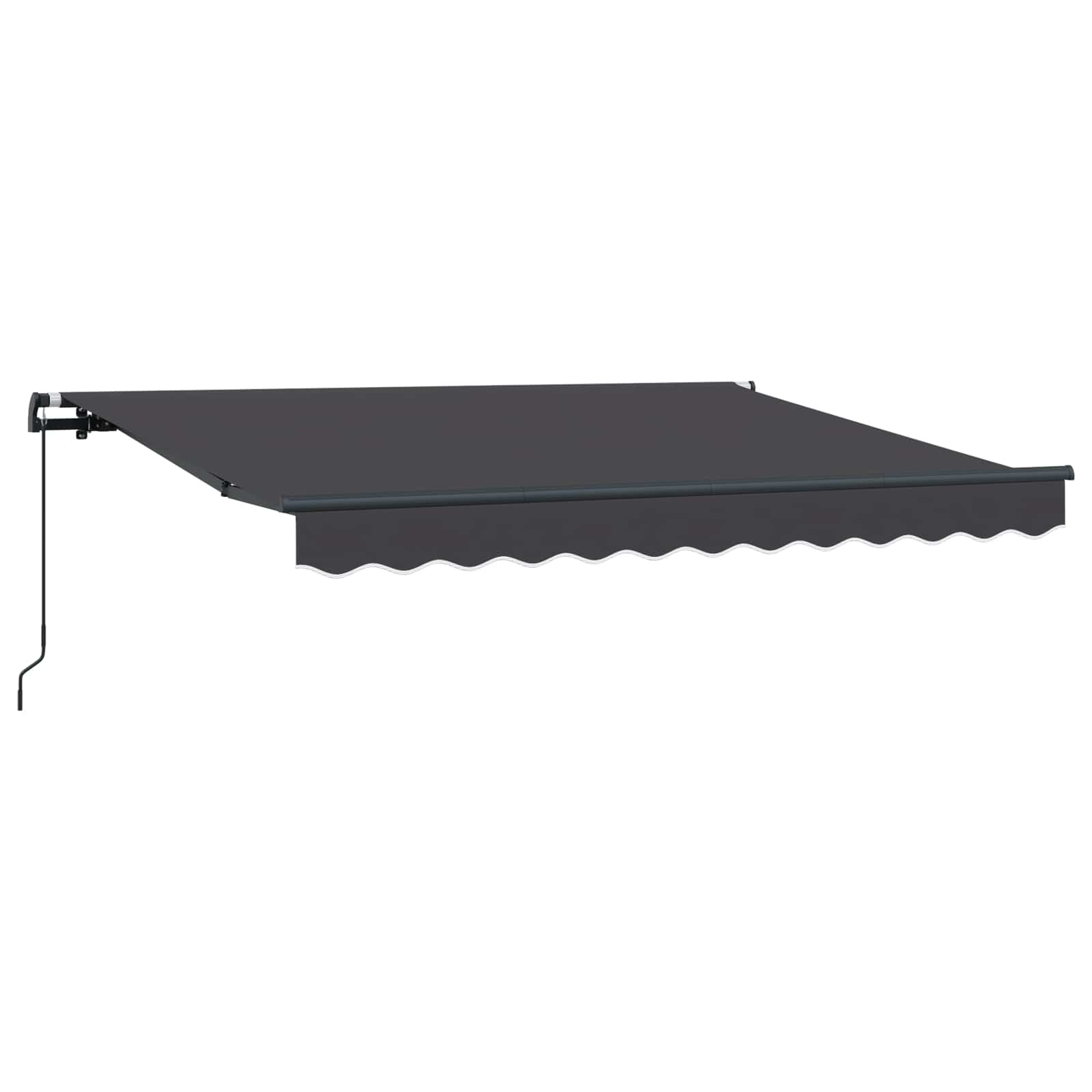 Tenda Retrattile Antracite 250 x 200 cm Tessuto | homemem39
