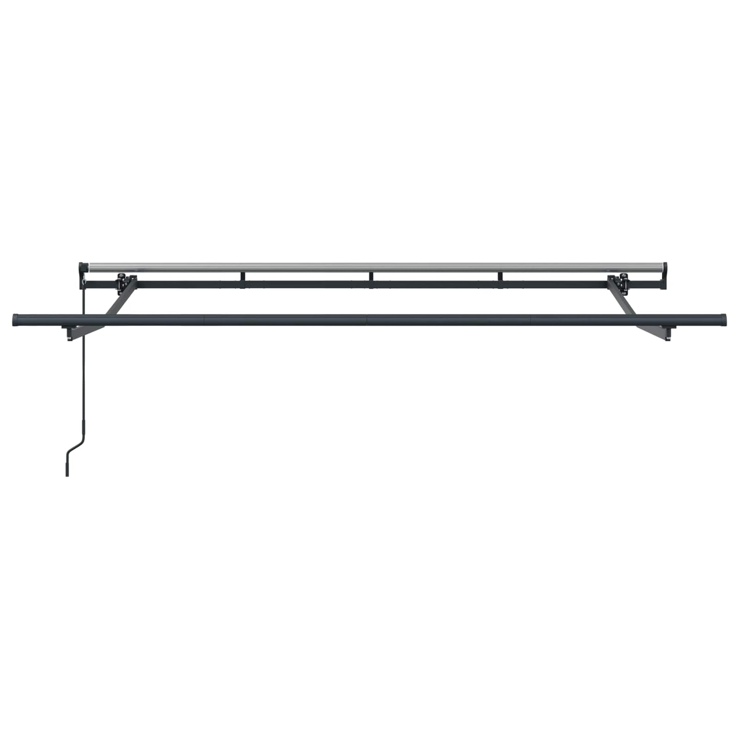 Tenda Retrattile Antracite 250 x 200 cm Tessuto | homemem39