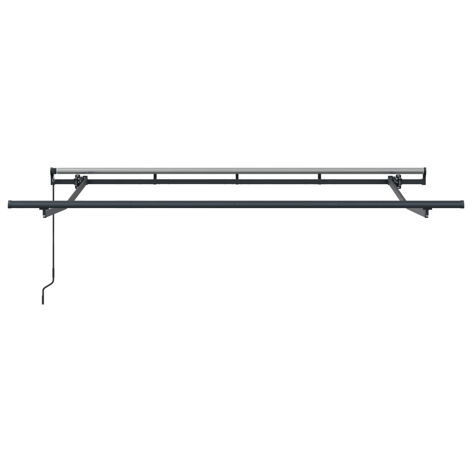 Tenda Retrattile Antracite 250 x 200 cm Tessuto | homemem39