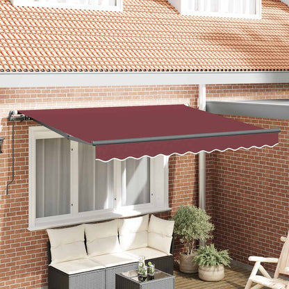 Tenda Retrattile Borgogna 250 x 200 cm Tessuto