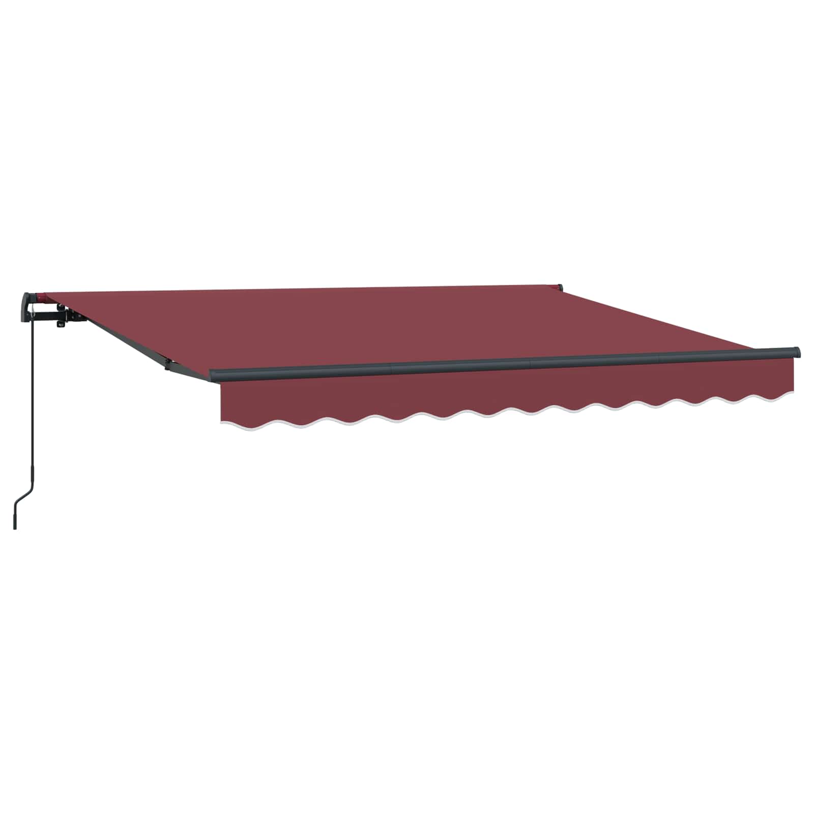 Tenda Retrattile Borgogna 250 x 200 cm Tessuto | homemem39