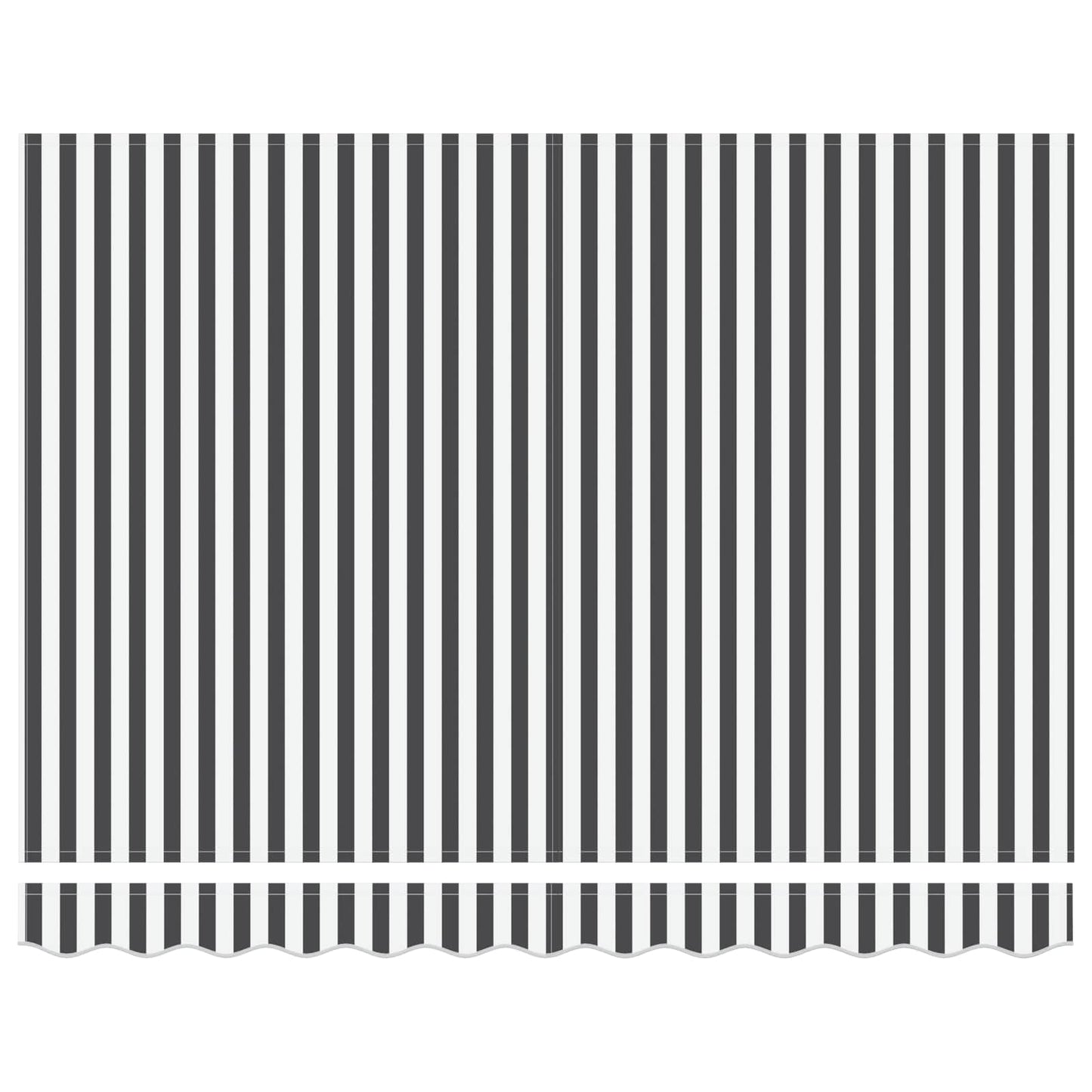 Tenda Retrattile Antracite 250 x 200 cm Tessuto