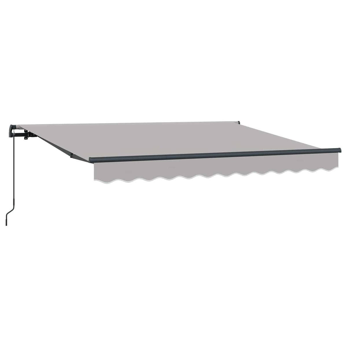 Tenda retrattile Grigio chiaro 250 x 200 cm Tessuto | homemem39