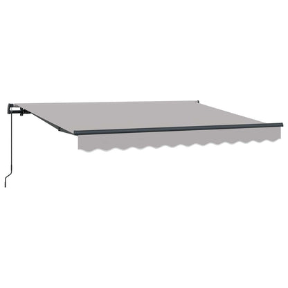 Tenda retrattile Grigio chiaro 250 x 200 cm Tessuto | homemem39