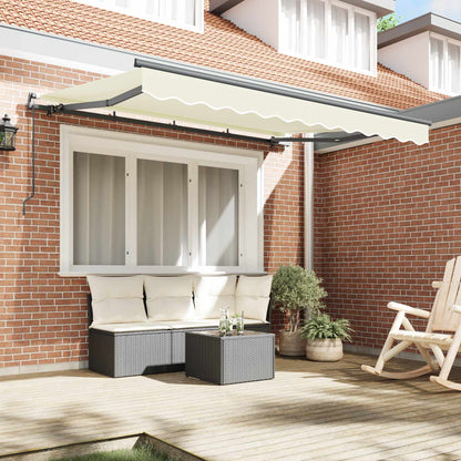 Tenda Retrattile Crema 300 x 200 cm Tessuto | homemem39