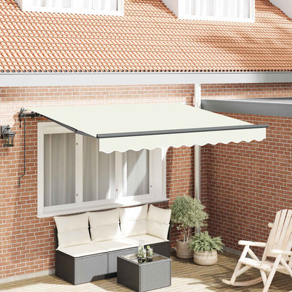 Tenda Retrattile Crema 300 x 200 cm Tessuto | homemem39