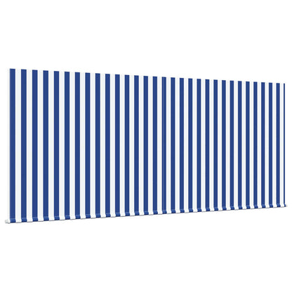 Tenda Retrattile Blu e Bianco 300 x 200 cm | homemem39