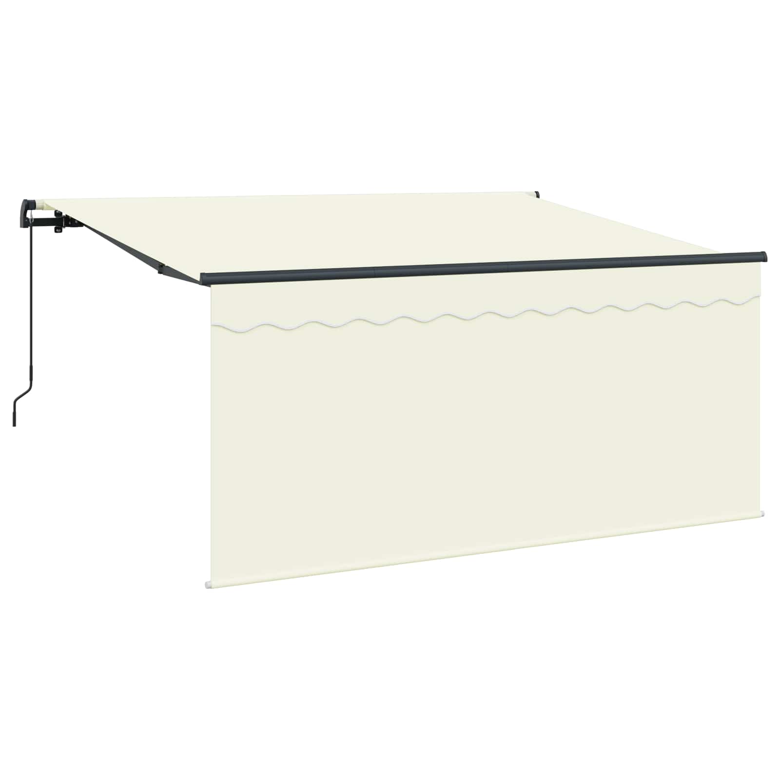 Tenda Retrattile Crema 300 x 200 cm Poliestere e Alluminio | homemem39