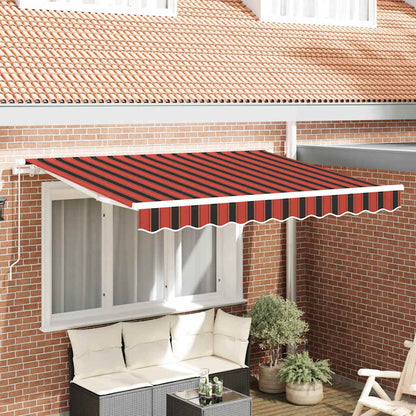 Tenda Retrattile Arancione 300 x 200 cm Tessuto