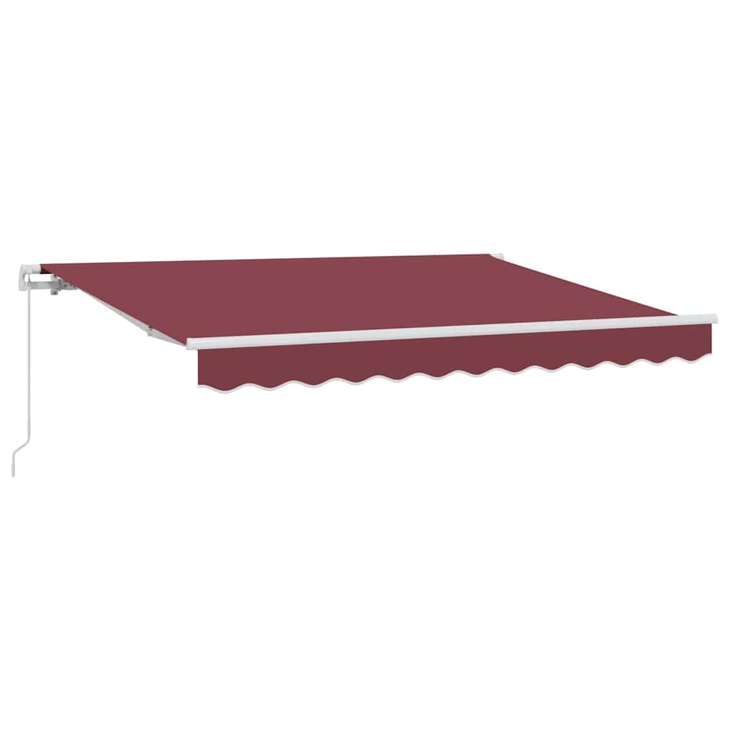 Tenda retrattile Borgogna 300 x 200 cm Tessuto | homemem39
