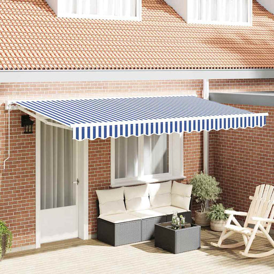 Struttura della tenda Blu e Bianco 350 x 200 cm - homemem39