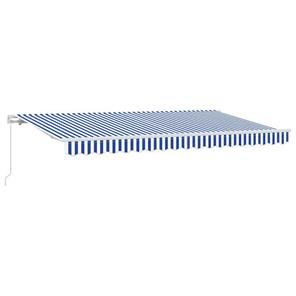 Tenda Retrattile Blu 350 x 200 cm Tessuto | homemem39