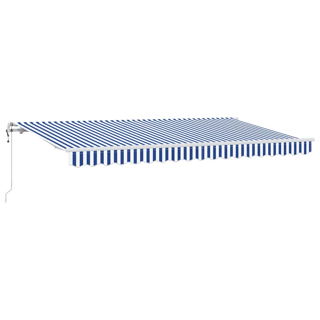 Tenda Retrattile Blu 350 x 200 cm Tessuto | homemem39