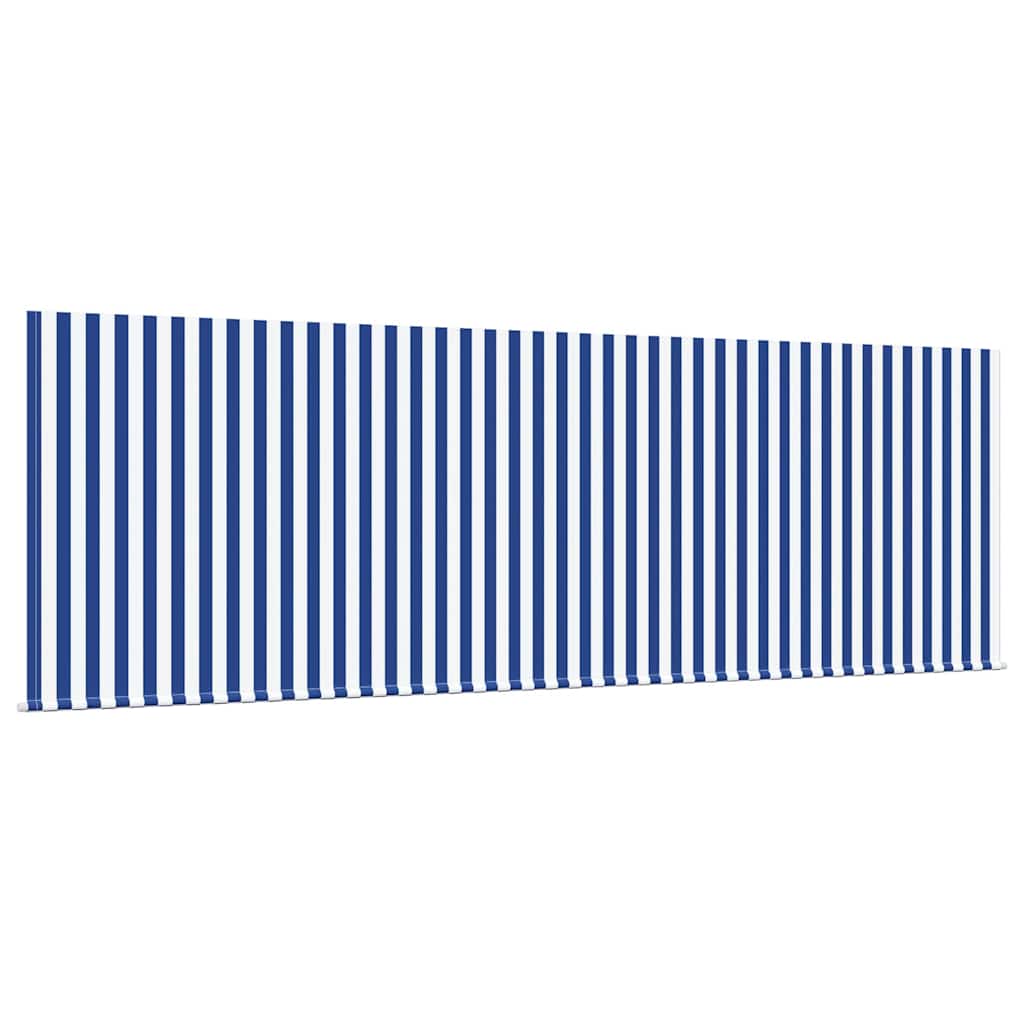 Tenda Retrattile Rigato Blu 350 x 200 cm Tessuto | homemem39