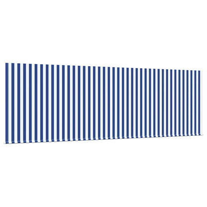 Tenda Retrattile Blu e Bianco 350 x 200 cm | homemem39
