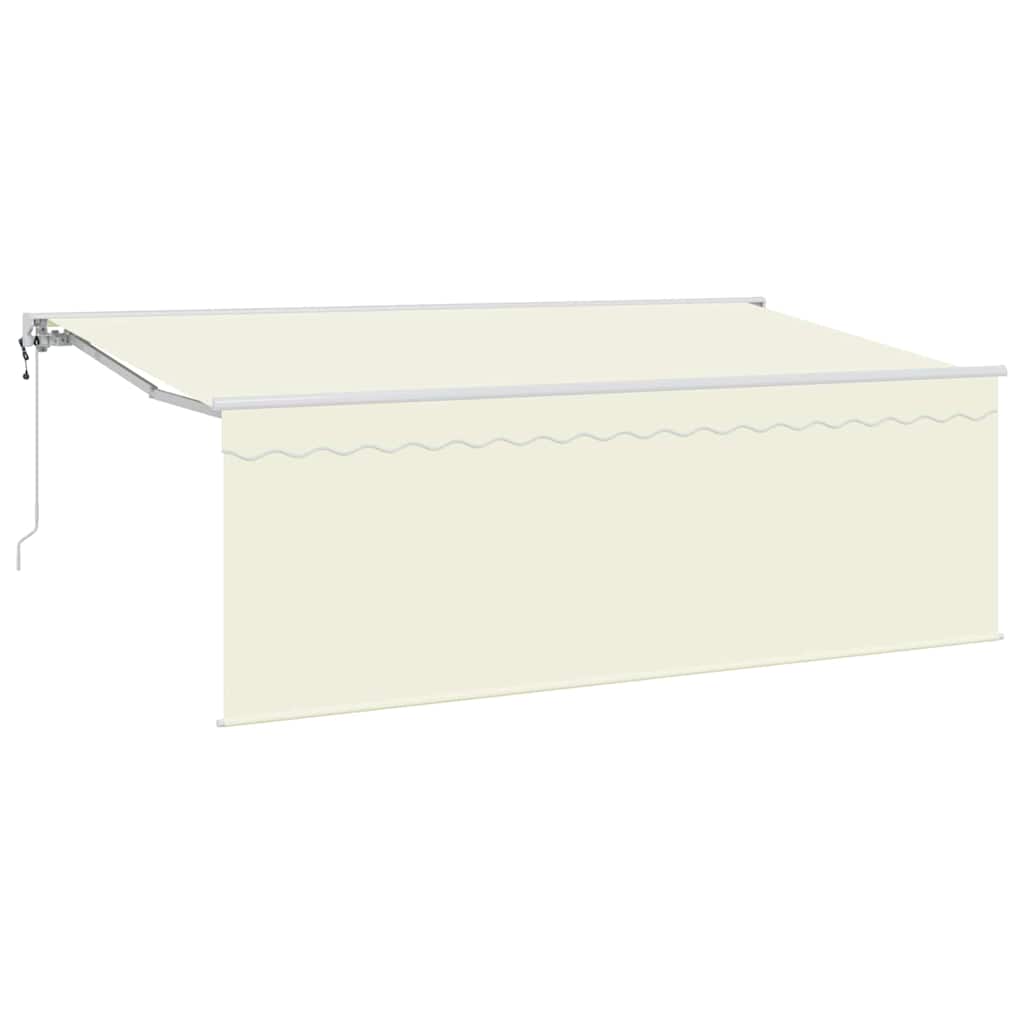 Tenda Retrattile Crema 350 x 200 cm Poliestere e Alluminio | homemem39