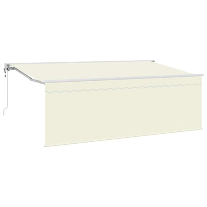 Tenda Retrattile Crema 350 x 200 cm Poliestere e Alluminio | homemem39